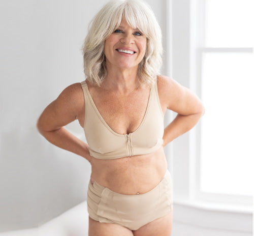 Ydkzymd Mastectomy Bras with Built In Breast Forms Lingerie