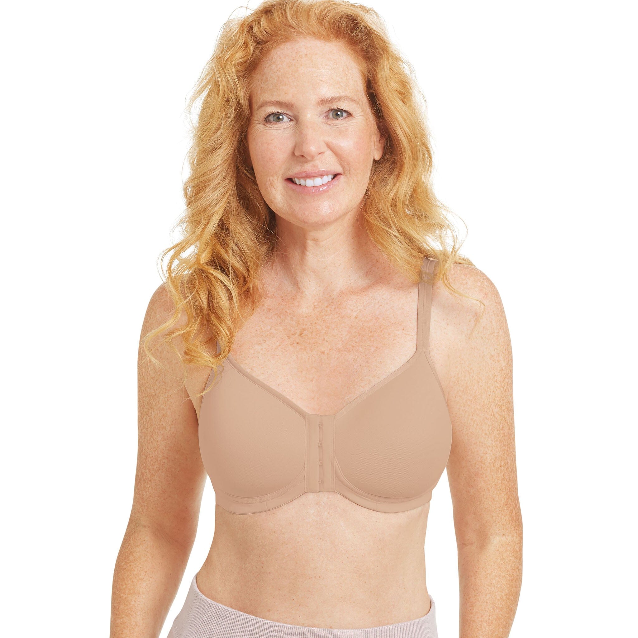 NEXT NUDE UNDERWIRED MOULDED LACE SMOOTH CUP T SHIRT BRA SIZE 36B CUP
