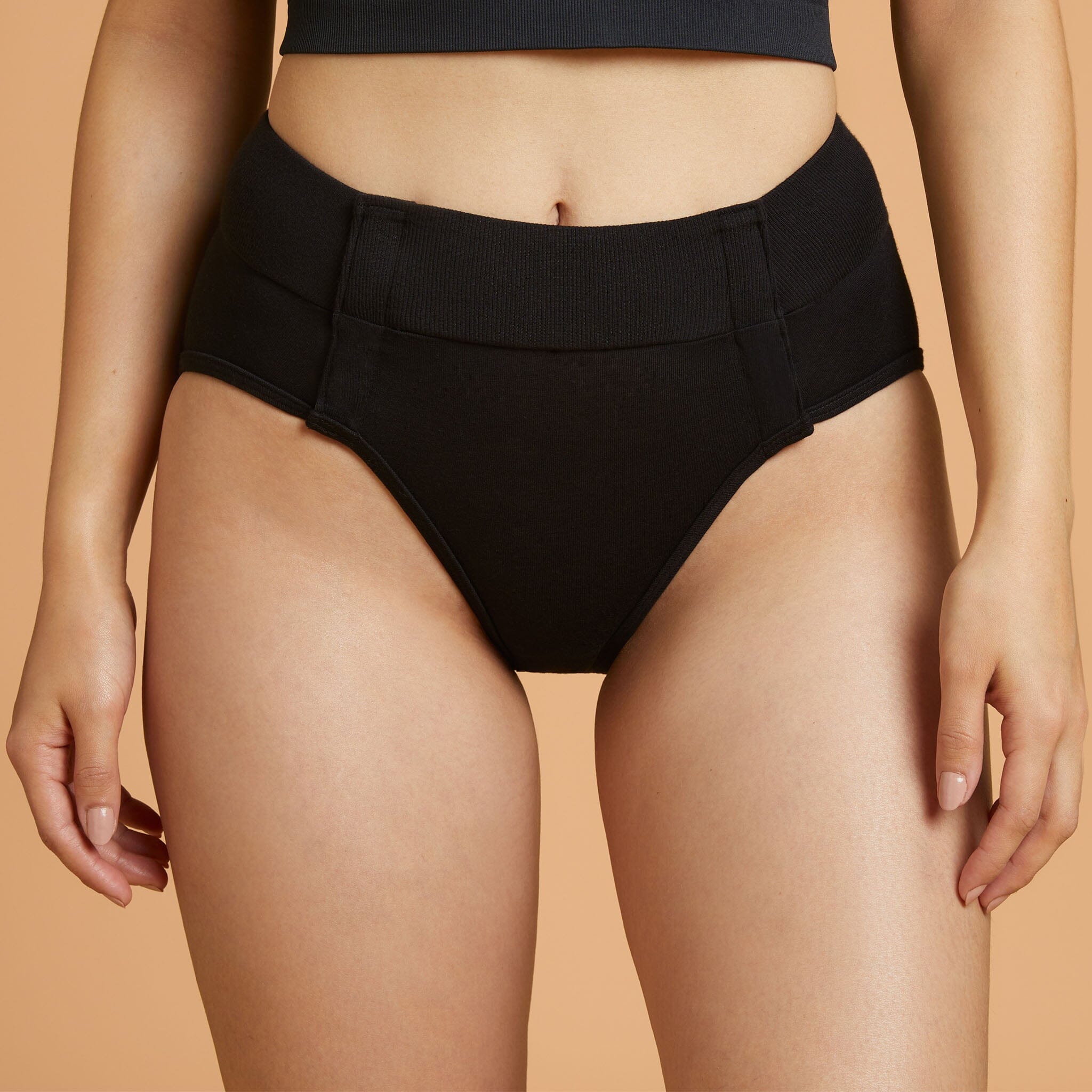 Calvin Klein Circle Of Women microfiber high waist briefs in umber