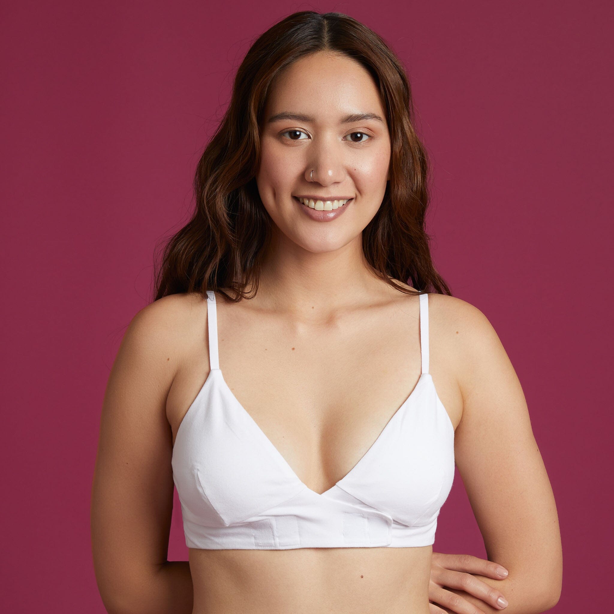 Front Fastening Bra with VELCRO� Brand Fasteners 